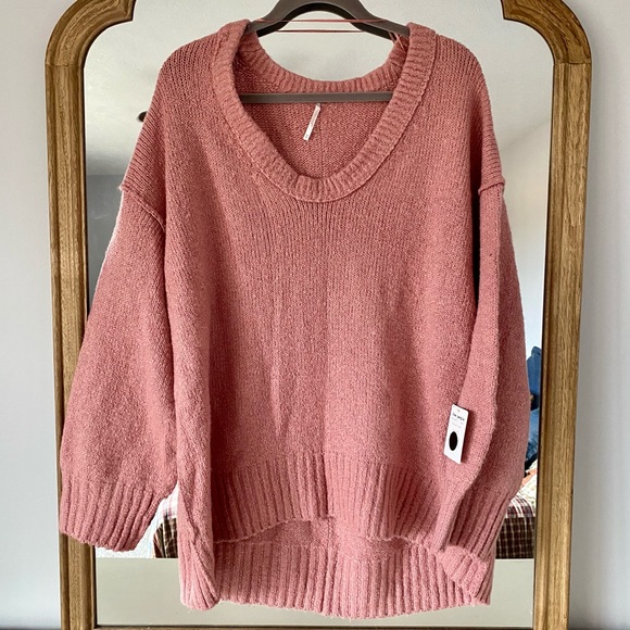 Free People Sweaters - Free People Brookside Sweater in Alpine Rose, size Medium.